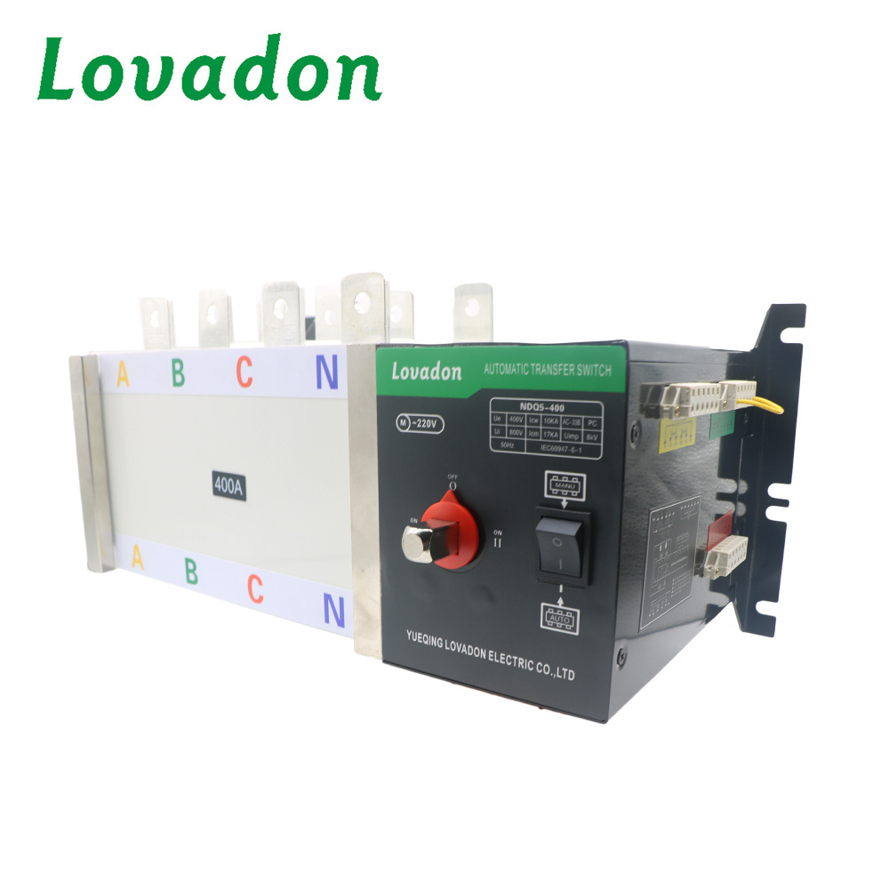 400 Amp Automatic Corridor Double Power Transfer Switch For Generator