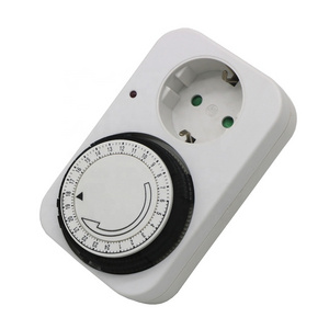 Mechanical Electric 24 Hour Plug-in Outlet Timer Switch Programmable Indoor Timer