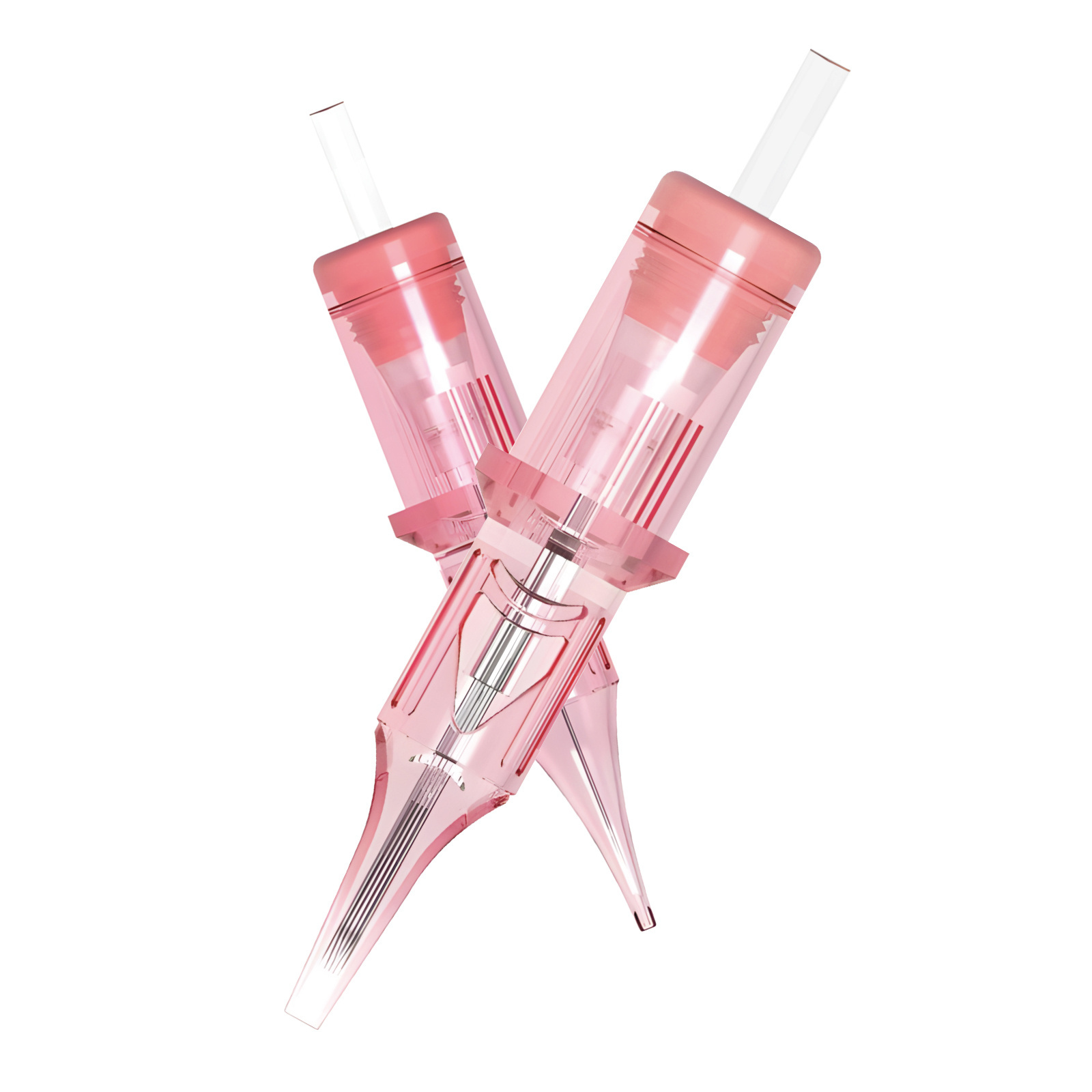 OEM Pink Medical-grade Universal Needle Cartridge Disposable Needle Kwadron/Mast Pro Tattoo Cartridges For Micrblade