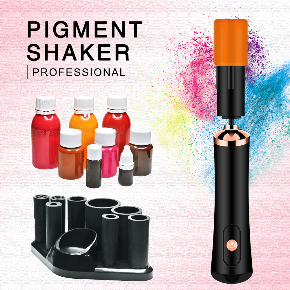 Electric Bottle Nail Shaker Make up Brush Cleaner Eyelash Glue Shaker for Nail Polish Tattoo Ink Pigment Liquid Shaking Machine