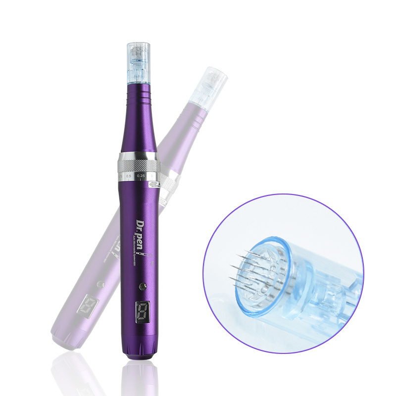 ProfeSsional Derma pen-Dr. Pen series X5 Light Blue Full set Dr pen Micro Needles Cartridge