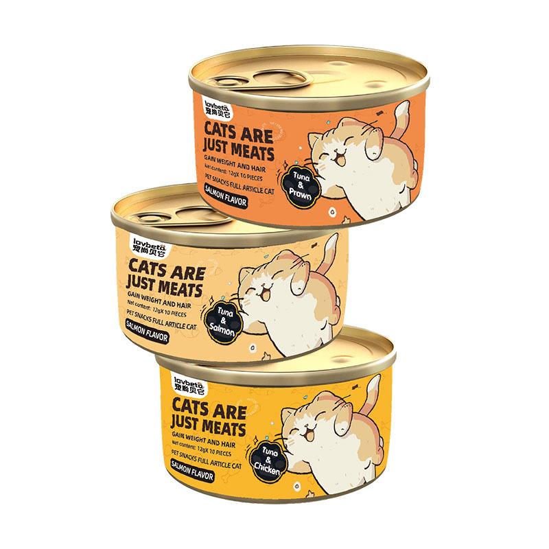 6 Oz Flavorful Canned Pet Food High-quality Ingredients Wet Cat Food