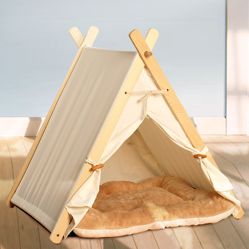 Fashion Foldable Cat House Pet Teepee Dog Puppy Cat Bed House Portable Pet Tents