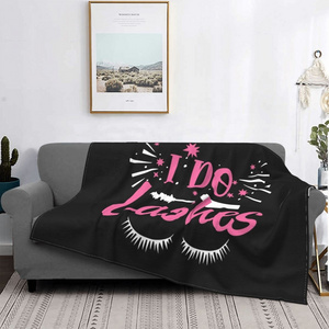 Custom Lash Blanket Lash Bed Cover for Couch Sofa Bed Lash Room Decor