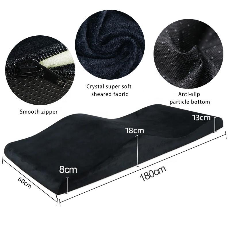 New Style Waves Lashes Mattress Curved Velvet Massage Bed Mattress Eyelash Lash Bed Mattrass Topper