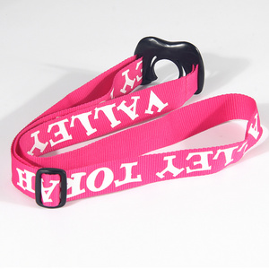 Factory Direct Sale Custom Logo Printed Adjustable Polyester Neck Strap Water Bottle Holder Lanyard