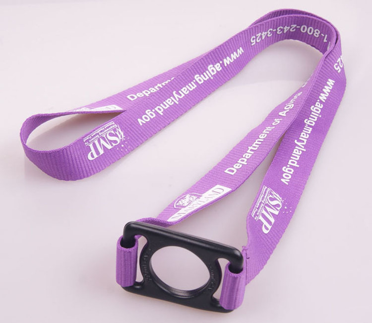 Factory Direct Sale Custom Logo Printed Adjustable Polyester Neck Strap Water Bottle Holder Lanyard