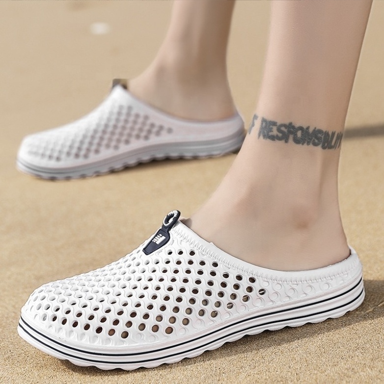 New Garden Shoes Slip On Comfort Fashion Couple Beach Shoes Wholesale Women Garden Slippers Clogs