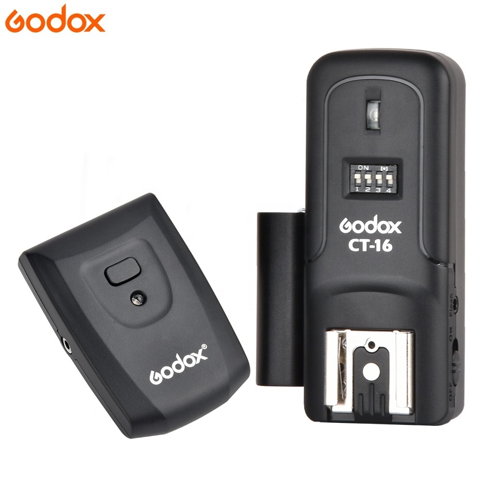 Godox CT-16 CT16 16 Channels Wireless Radio Flash Trigger Transmitter + Receiver CTR-16 Set for  Pentax Studio Flash