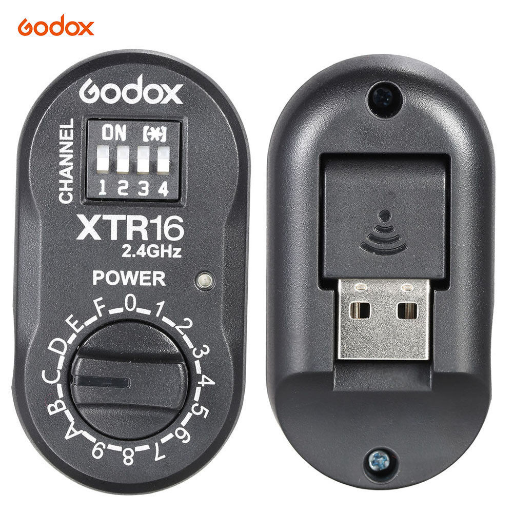 Godox XTR16 2.4G Wireless Flash Strobe Receiver for X1C X1N XT16 Transmitter