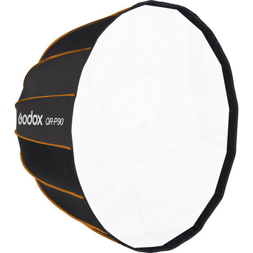 Godox QR-P70 QR-P90 QR-P120 70/90/120CM Quickly Release Parabolic Deep Softbox w/ Honeycomb Grid for Bowens Mount Studio Flash