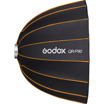 Godox QR-P70 QR-P90 QR-P120 70/90/120CM Quickly Release Parabolic Deep Softbox w/ Honeycomb Grid for Bowens Mount Studio Flash