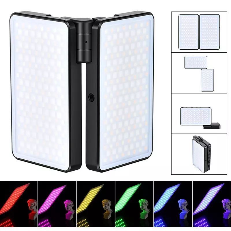 VIJIM R316 Foldable RGB Video Light Full Color LED Light Panel for Photography Vlogging Filming Shooting Wholesale price