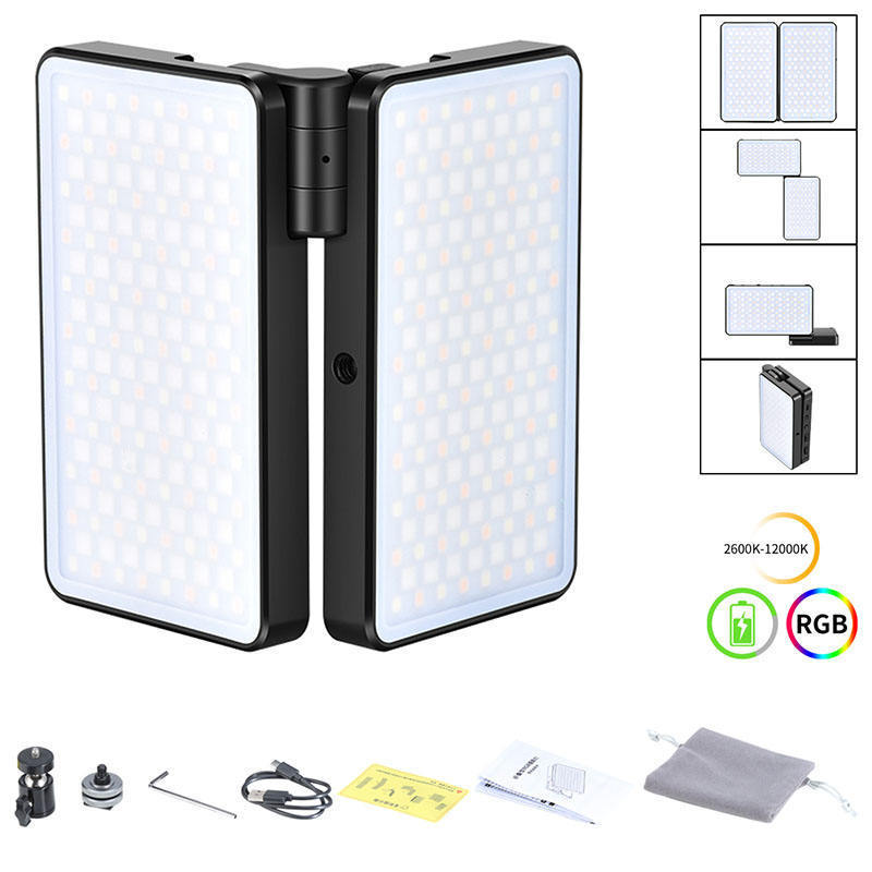 VIJIM R316 Foldable RGB Video Light Full Color LED Light Panel for Photography Vlogging Filming Shooting Wholesale price