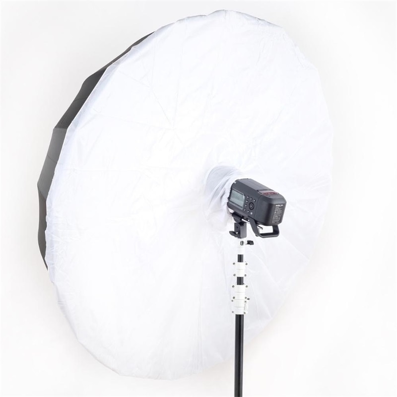 Godox UB-130W 51in 130cm Parabolic Black White Reflective Umbrella Studio Light Umbrella with White Diffuser Cover Cloth