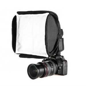 Foldable DSLR Camera Top Flash Diffuser Soft Box Flashgun Softbox 23cm Used for Universal Speedlight Photo Studio Accessory