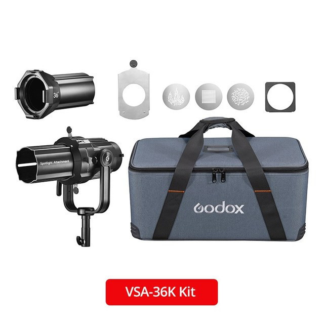 Godox Bowens Spotlight Attachment VSA-19K VSA-26K VSA-36K Kit Spotlight Mount Set Modifiers for AD300 AD200pro VL300