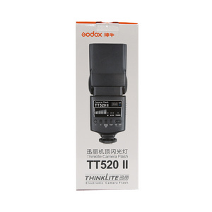 Godox Newest Camera Flash TT520II GN33 Build-in 433MHz + RT Transmitter for All Cameras