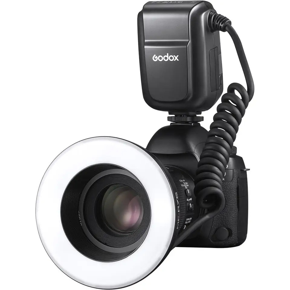 Godox MF-R76 RING76 5000K Macro LED Ring Light Macro Speedlite Flash Light