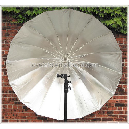 Photo Studio Reflective Silver Umbrella 90cm 150cm 180cm Umbrella Brolly Softbox deep parabolic