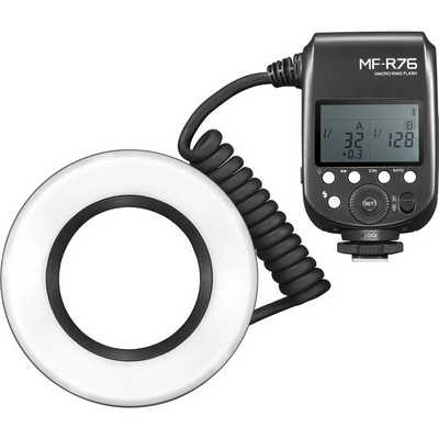 Godox MF-R76 RING76 5000K Macro LED Ring Light Macro Speedlite Flash Light