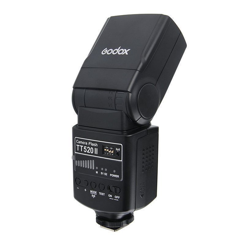 Godox Newest Camera Flash TT520II GN33 Build-in 433MHz + RT Transmitter for All Cameras