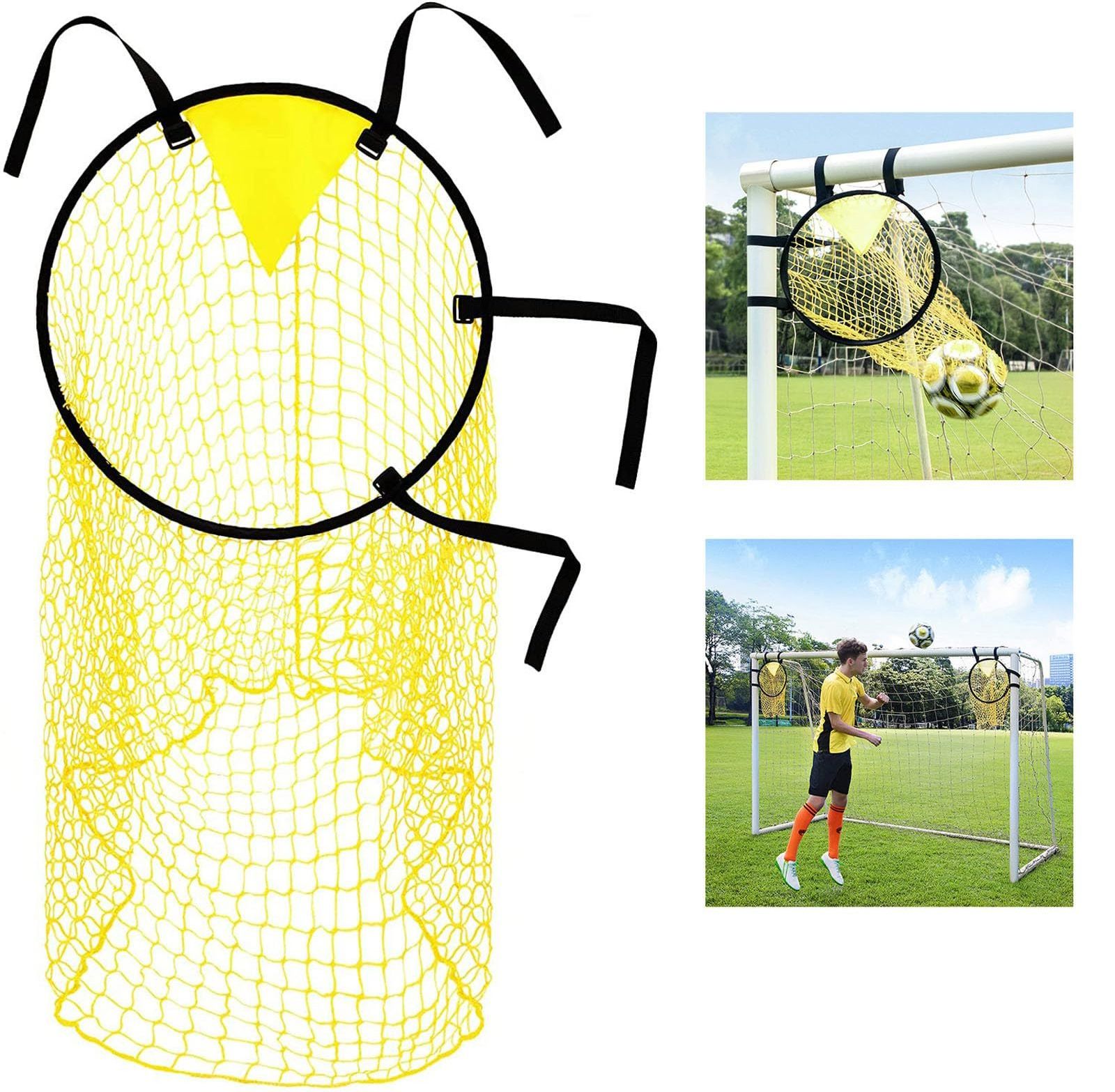 Custom Logo Football Training Target Net Portable Sports Soccer Goal Practice Throwing Training Football Net