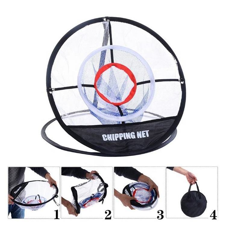 High Quality Golf Practice Hit Net Training Mat Indoor Outdoor Golf Chipping Practice Net Swing Trainer