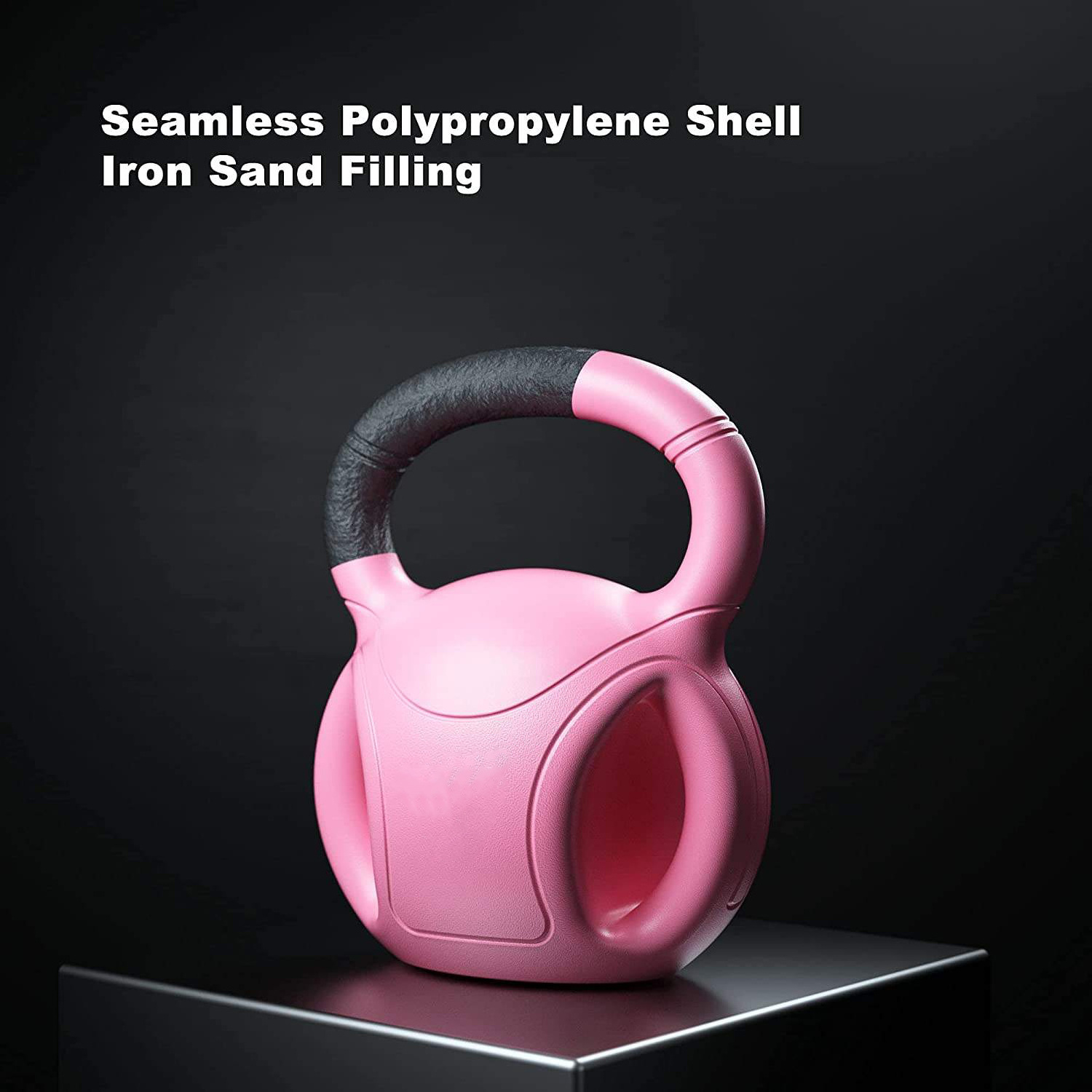 Wholesale Plastic Fitness Exercise Equipment Training Cement Customized Made Powder Coated Gym Kettlebell