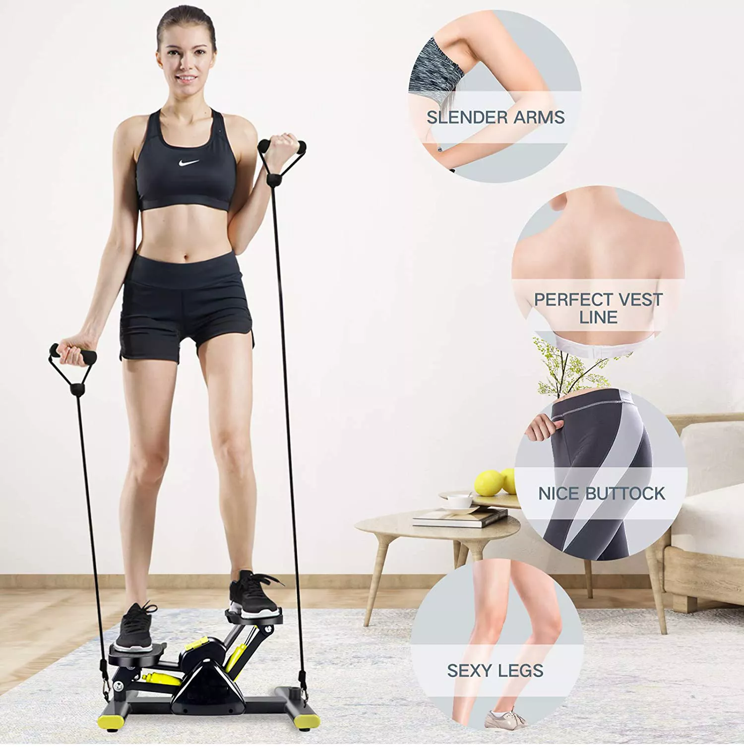 Wholesale Gym Exercise Step Aerobic Fitness Yoga Stair Elliptical Mini Twist Stepper  Walking Machine