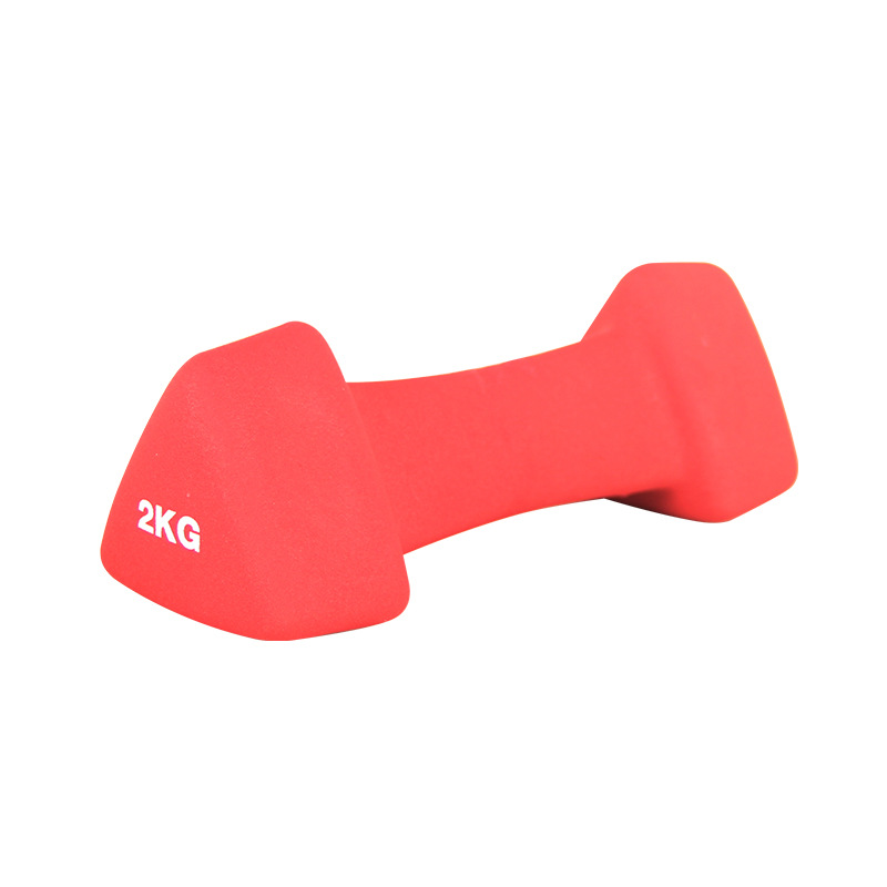 Triangle Dumbbells Hand Weights Neoprene Coated Exercise Fitness Dumbbell for Home Gym Equipment Workouts Strength Training