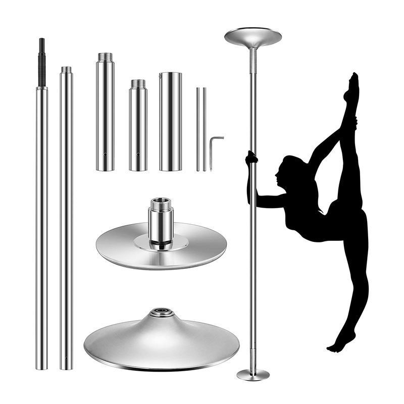 Outdoor Portable Poledance Barra Tubos De Stripper Strip Stickers Spinning Static Dance Pole Tube Set For Home Sale Club Party