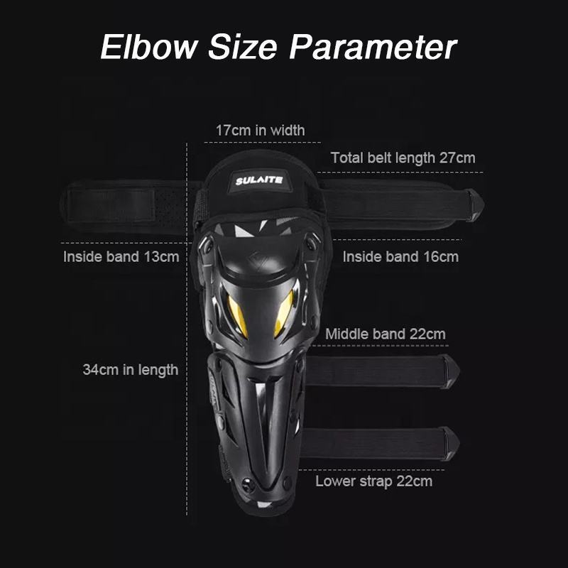 Motorcycle Breathable Knight Equipment Knee Protection Leg Protection Winter Motorcycle Riding Anti-fall Black Thick Universal