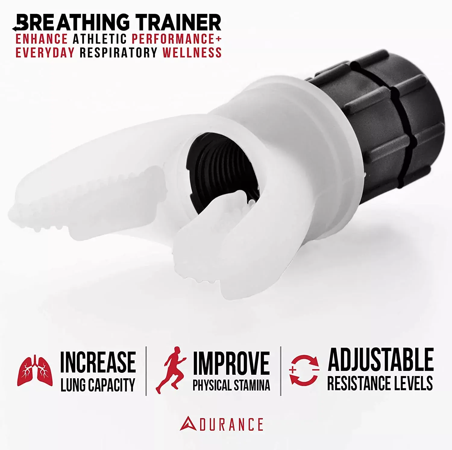 Breathe Trainer Lung Trainer Increase Lung Capacity Breathing Training Expiratory Inspiratory Muscle Oxygen Trainer