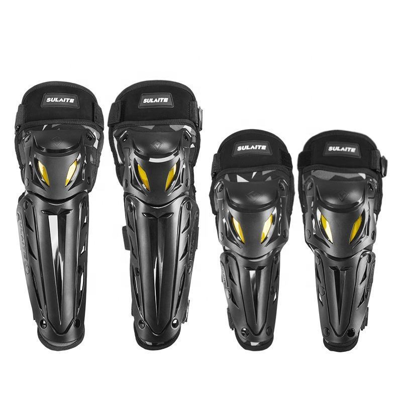 Motorcycle Breathable Knight Equipment Knee Protection Leg Protection Winter Motorcycle Riding Anti-fall Black Thick Universal