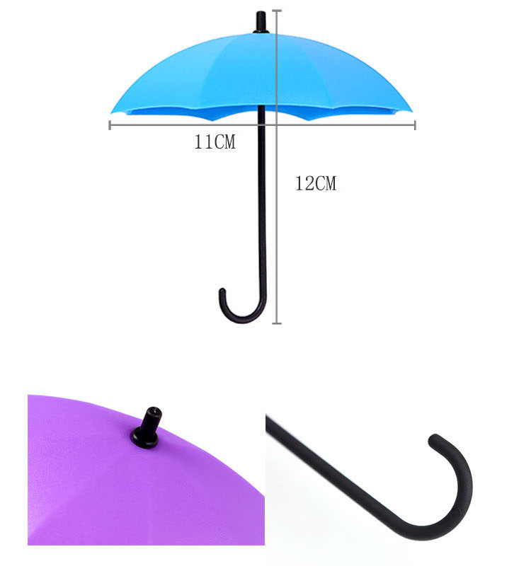 New and fashion Umbrella Shape Sticky Hook kitchen wall hook Home Decorative adhesive wall hook