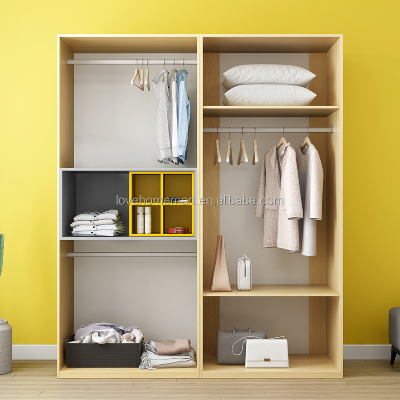 Personalized Wardrobe With Book Shelf