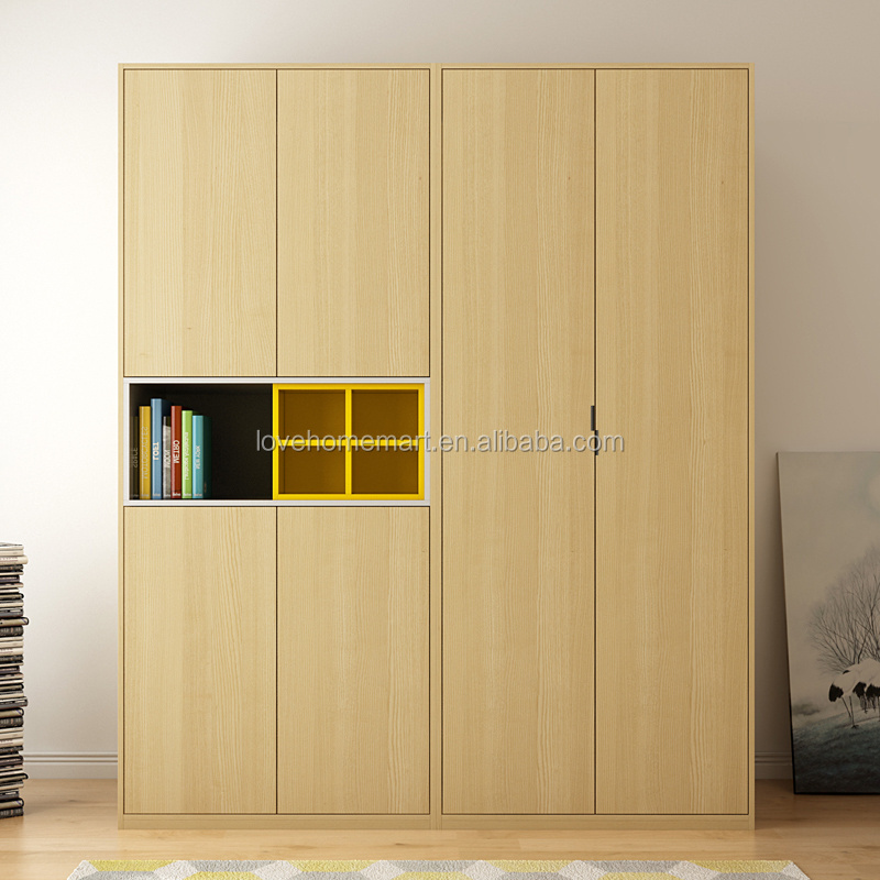 Personalized Wardrobe With Book Shelf