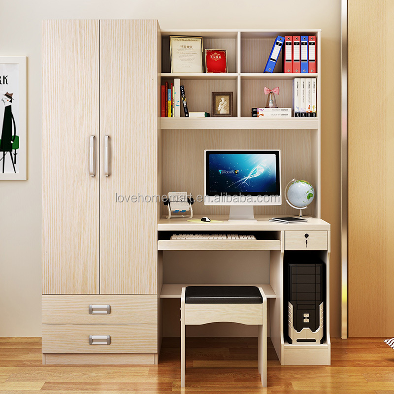 Personalized Wardrobe With Book Shelf