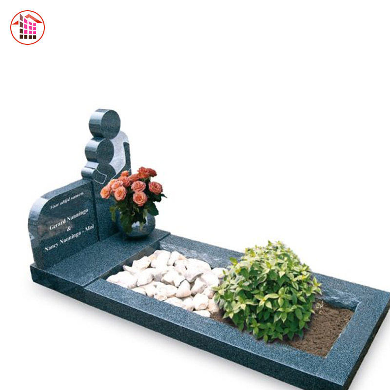 Angel Outdoor Modern Tombstone / Tombstone Little Lean on Granite/marble White/red/black/pink Granite Tombstone Design 18-50mm