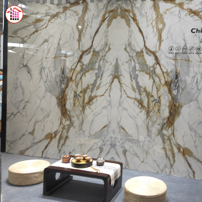 White Marble Tile Rock Plate Decoration Floor Marble Artificial Stone Flagstone Stone Italian Marble Slab Tiles LOVE Home Stone