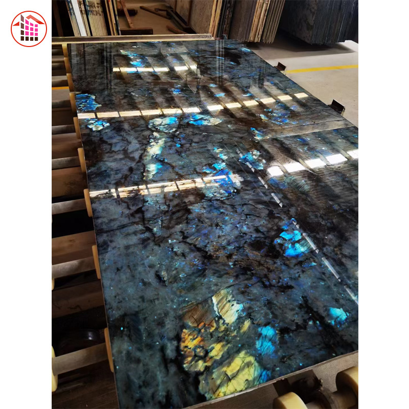 blue diamond granite natural stone luxury hotel tile slabs blue labradorite granite for countertop decorationall