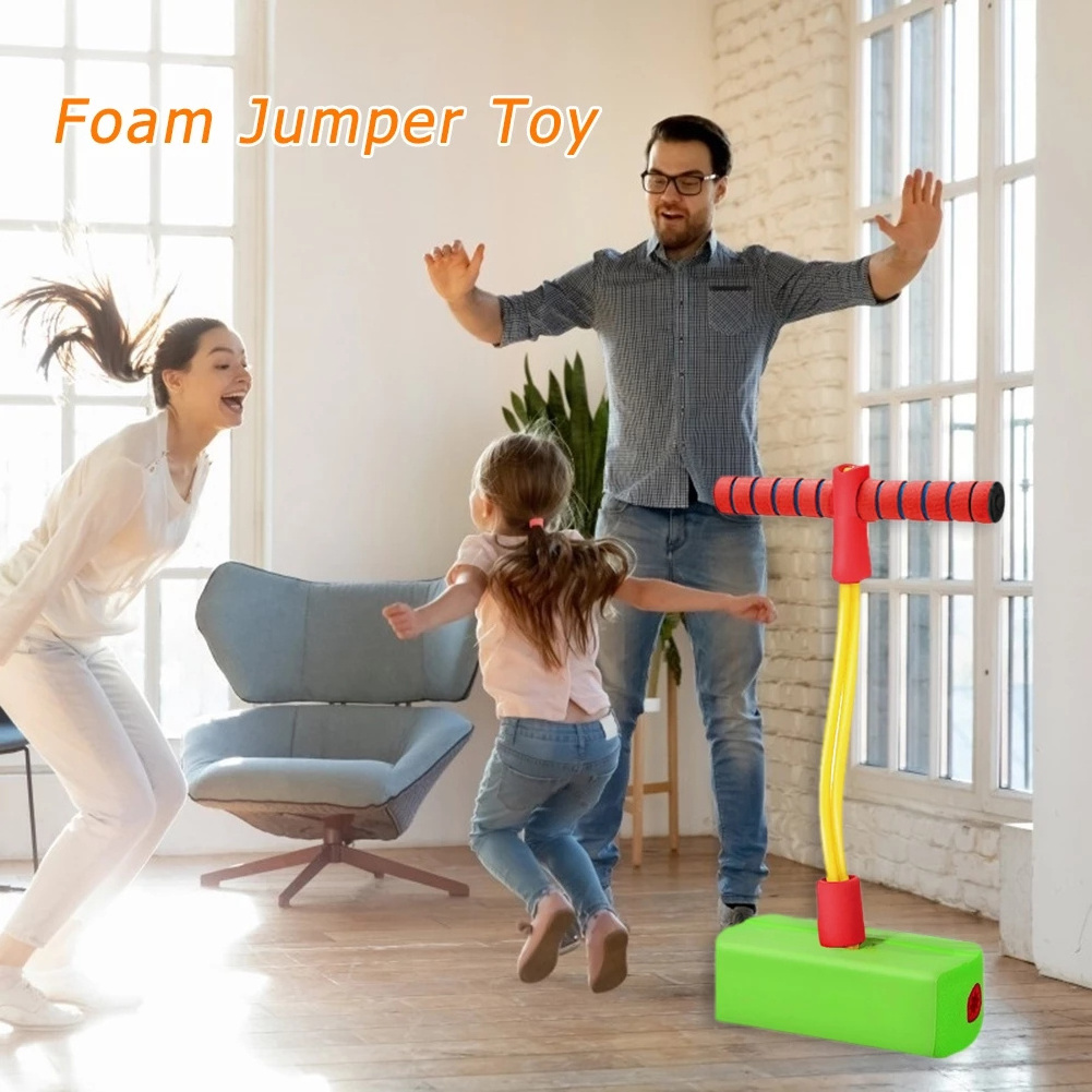 Bounce Ball Pogo Foam Stick Frog Jumping Shoes KangarooOutside Toys Sport Indoor Games For Kids Children Exercise Fitness