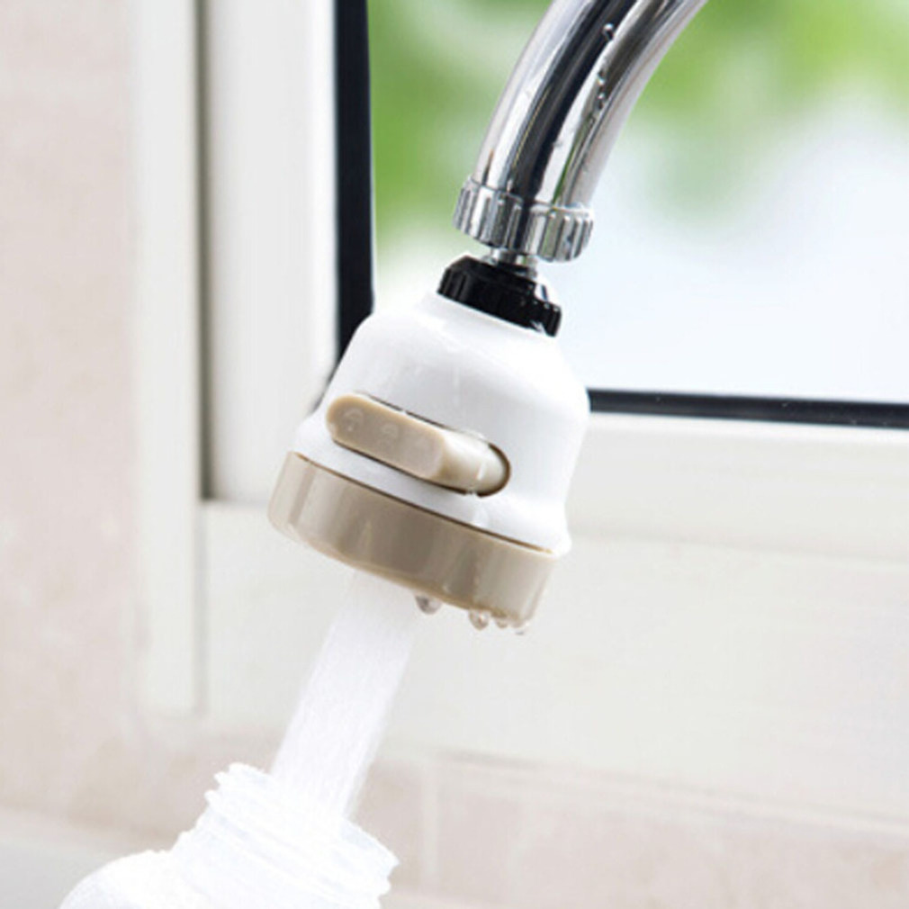 Faucet Booster Kitchen Tap Water Splash Proof Filter Adjustable Three Mode Sprayer