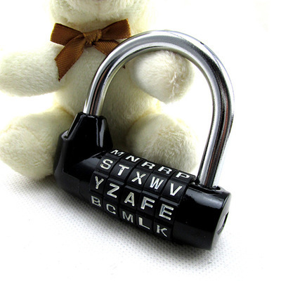 New Combination Padlock Resettable for Travelling Bag Door Pattern Password Code Lock