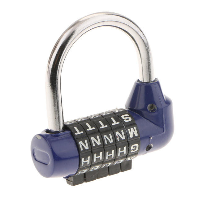 New Combination Padlock Resettable for Travelling Bag Door Pattern Password Code Lock