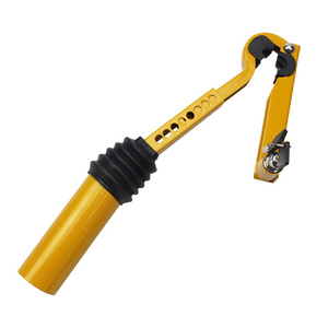 8 Holes Yellow Handbrake To Gear Stick Lock Car Lock Universal Car Anti-Theft Lock Durable Tools