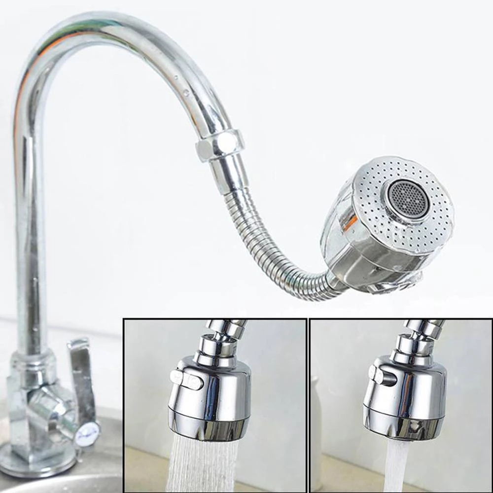 360 Degree Swivel Faucet Aerator Adjustable Dual Mode Sprayer Filter Diffuser Water Saving Nozzle Kitchen Faucet