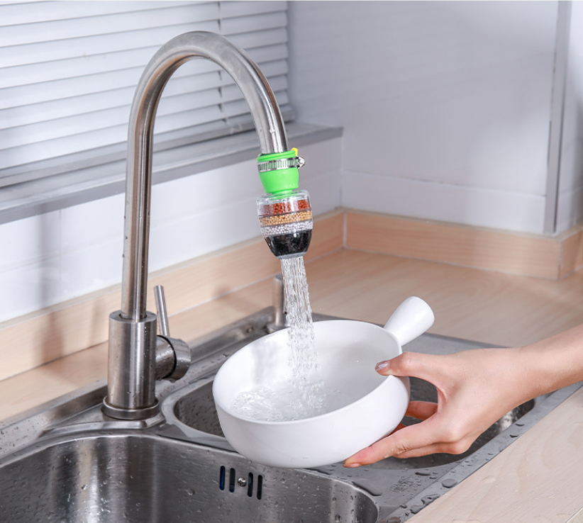 Home Kitchen Water Softener Fluoride With Filtration Cartridge Faucet Purifier Faucet Tap Water Purifier Filter