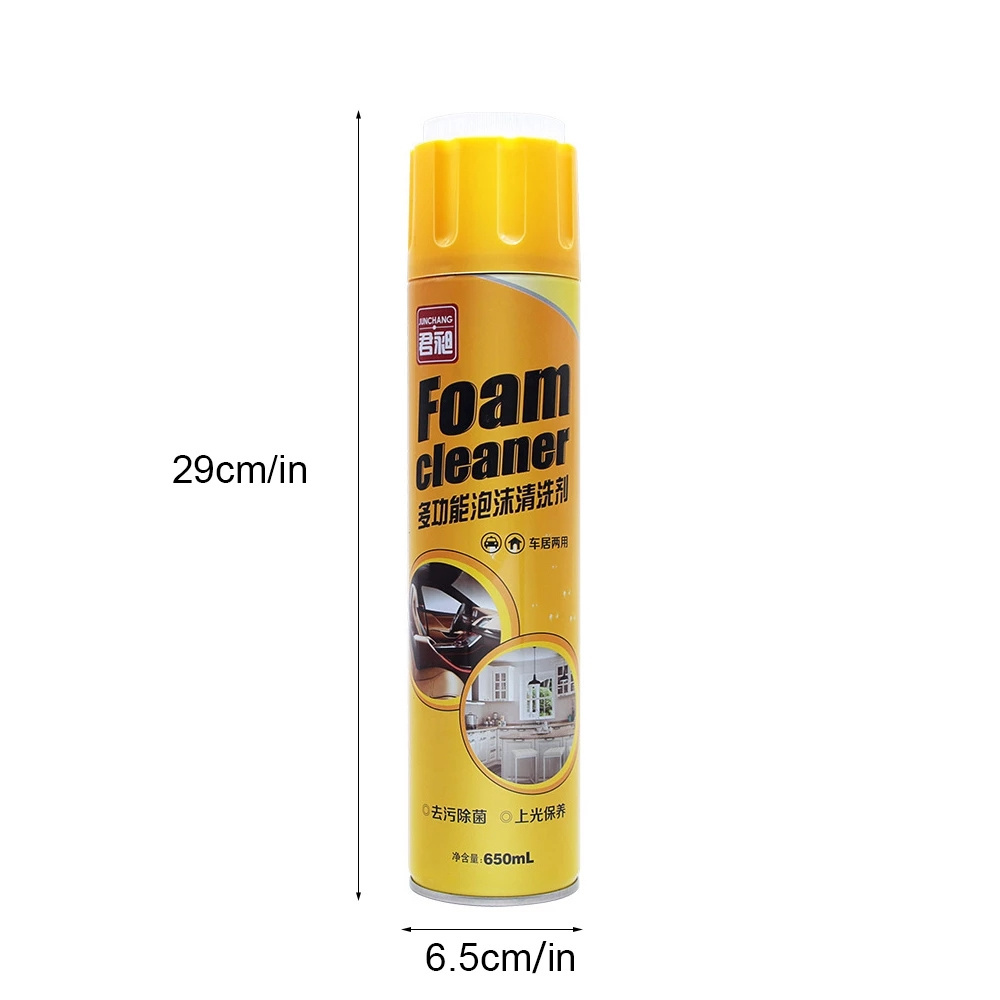 Car Care Foam Cleaner Spray Foam Cleaner Auto Spray Vehicle Fabric Leather Home Cleaning